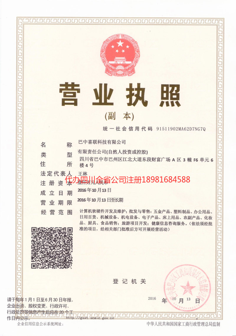 益阳益阳喜联科技有限公司